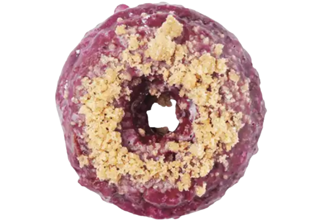 Blueberry Crumble Donut